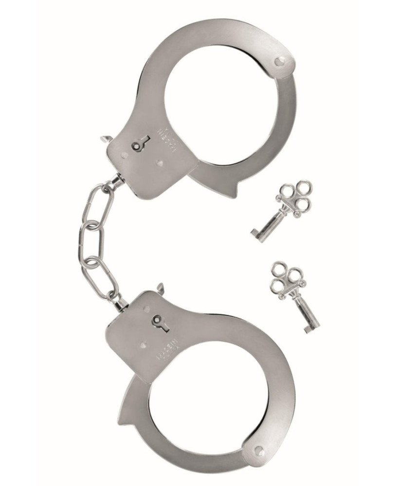 Menottes pour poignet en métal avec 2 clefs pour utilisateurs confirmés 